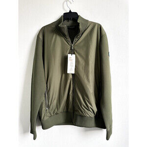 Save The Duck Men's padded light Jacket Hybrid knit Size XL in army